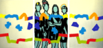 Title: "Four Women" / Triptych, Size: 3 x (130 x 90) cm / / acrylic / canvas / stretcher